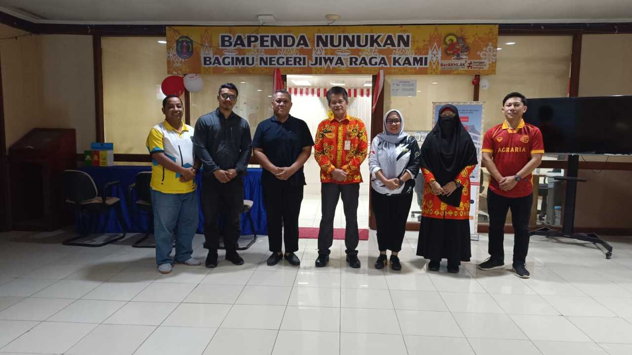 Perkuat Sinergi Peningkatan PAD, Kepala Kantah Nunukan Lakukan Kunjungan Kerja ke Bapenda
