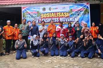 Bapenda Nunukan bekerja sama dengan Bank Kaltimtara Cabang Nunukan menggelar sosialisasi Gen Z Cashless Movement di SMA Negeri 1 Nunukan Selatan